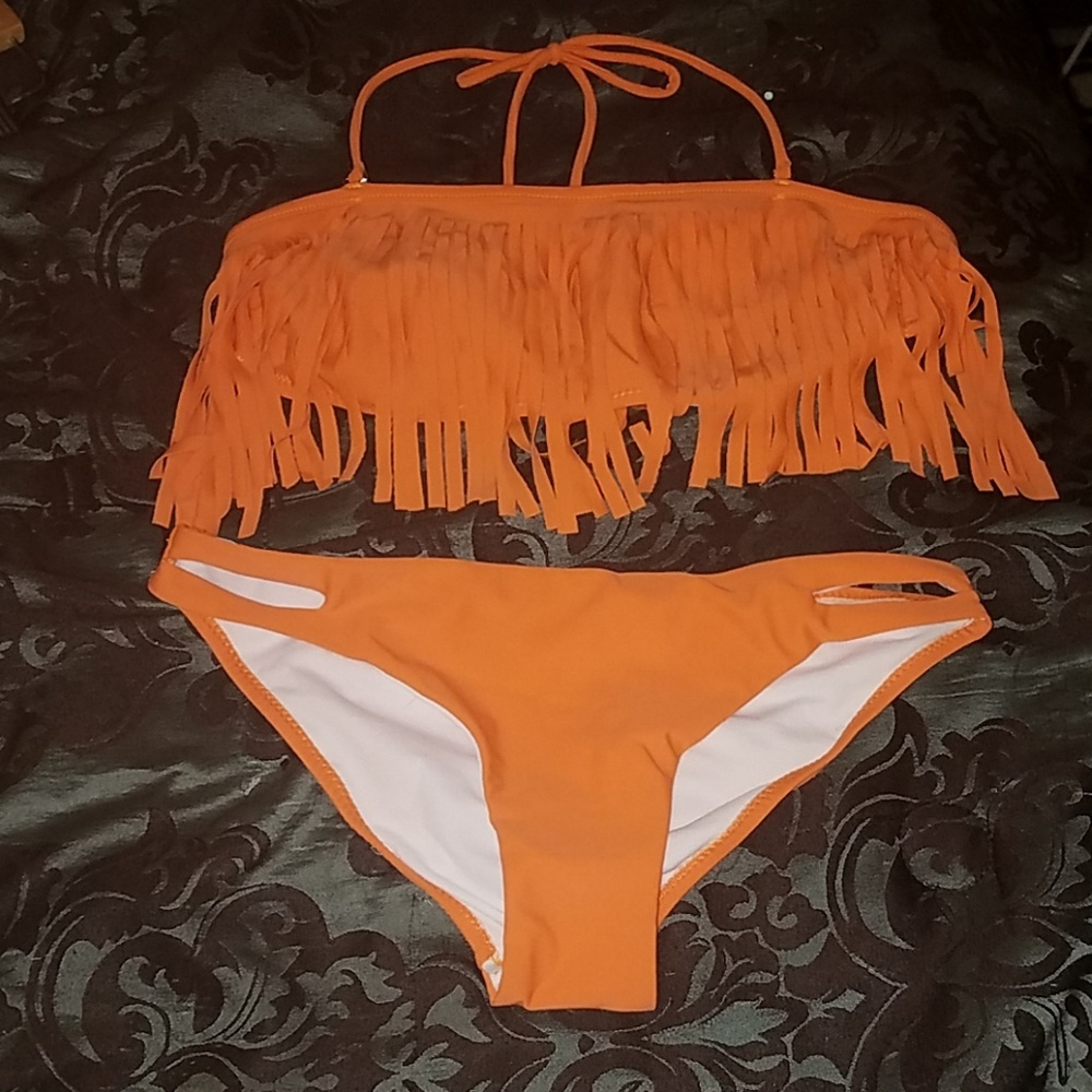 NWOT shingle top bikini